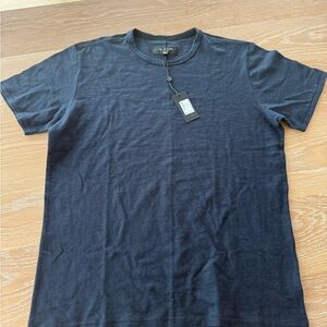 rag & bone Navy Men's Short Sleeve Tee